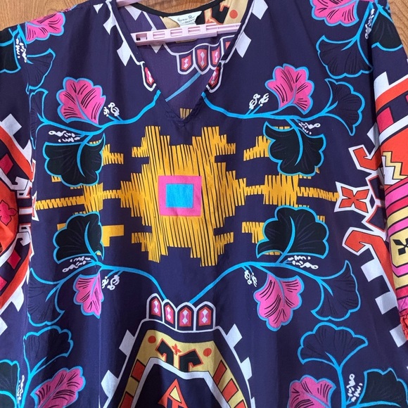 Grace Vibrant Patterned Tunic Dress - Picture 8 of 10